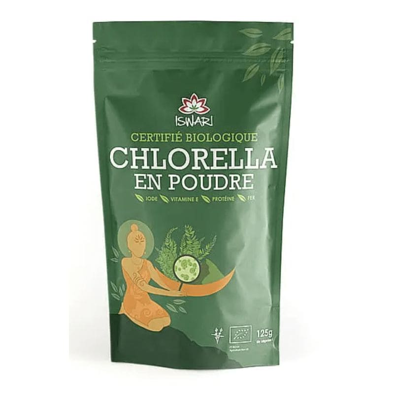 Iswari -- Chlorella en poudre bio - 125 g