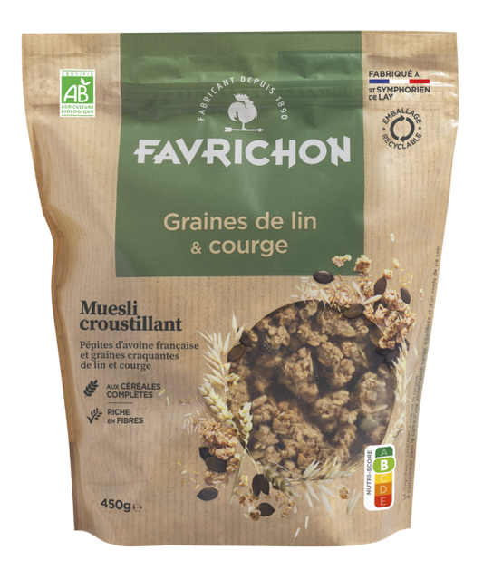 Muesli croustillant graines de lin & courges - 1