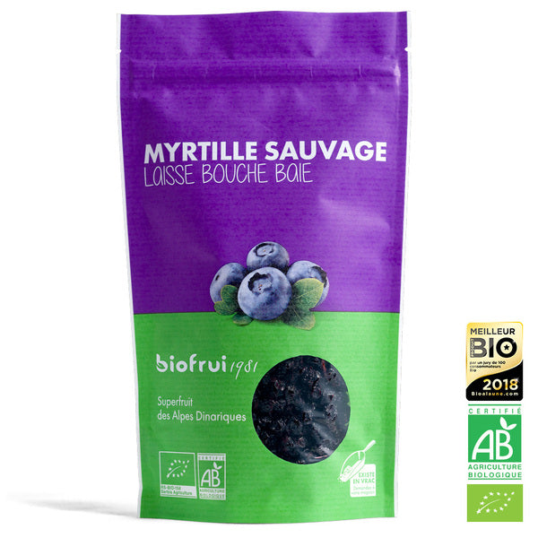 Myrtille sauvage des alpes dinariques séchée bio - 1